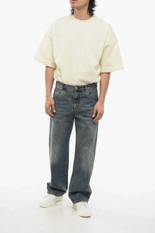 Jeans Straight Fit in Denim Lavaggio Vintage 24cm>Etro Sale