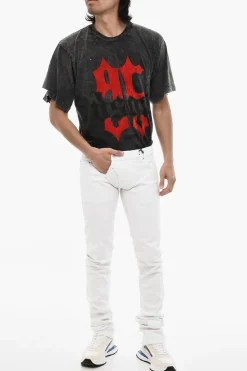 Jeans Straight Fit SHAMPEI A Lavaggio Chiaro></noscript>Dsquared2 Online