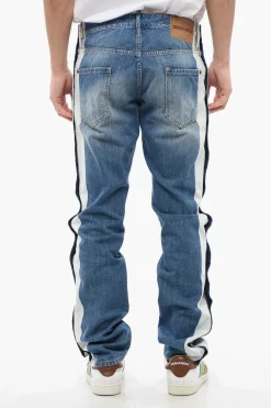 Jeans STRIPPER Cool Guy Con Bottoni Laterali 18 cm>Dsquared2 Fashion