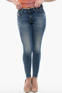 Jeans Super Skinny Fit 2017 SLANDY a Vita Media 12cm L30>Diesel Hot
