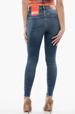 Jeans Super Skinny Fit 2017 SLANDY a Vita Media 12cm L30>Diesel Hot