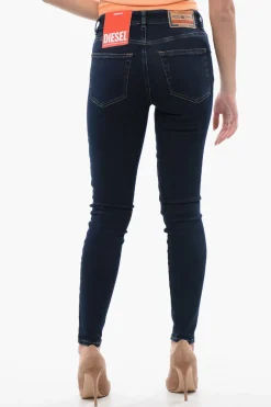 Outlet Jeans Super Skinny Fit 2017 SLANDY a Vita Media 12cm L32 Donna Jeans