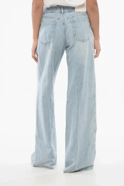 Best Jeans Svasati LOTTA con Bottone Logato 29cm Donna Jeans