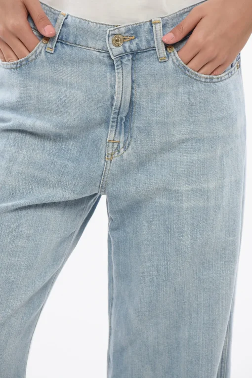 Best Jeans Svasati LOTTA con Bottone Logato 29cm Donna Jeans