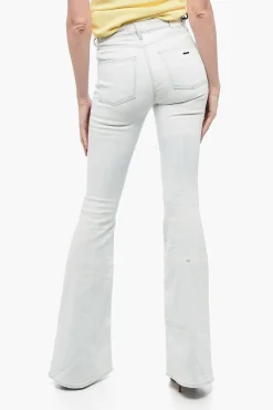 Sale Jeans Svasato con Effetto Sbiadito 30,5cm Donna Jeans
