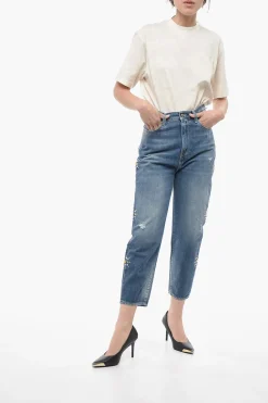 Jeans Tappared Fit GLORY Con Borchie e Gioielli 16cm></noscript>Washington Dee Cee Hot