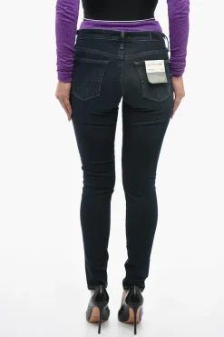 Outlet Jeans THE LEGGING ANKLE Super Skinny Fit 12cm Donna Jeans