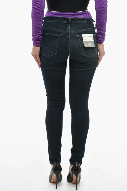 Outlet Jeans THE LEGGING ANKLE Super Skinny Fit 12cm Donna Jeans