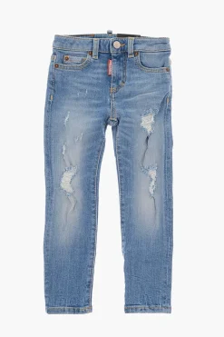Online Jeans TWIGGY a Vita Media con Strappi Abbigliamento
