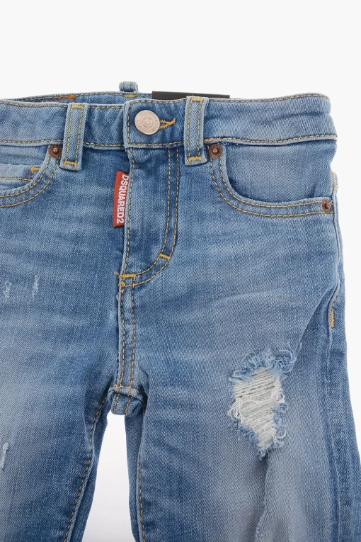 Online Jeans TWIGGY a Vita Media con Strappi Abbigliamento