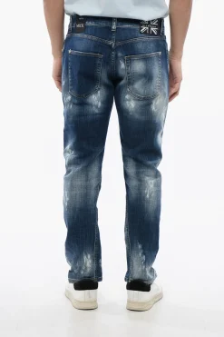 Jeans Twisted Leg MICK Effetto Bleached 17 cm>John Richmond Online