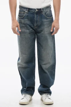 Jeans Wide Leg con Effetto Vintage>Burberry Best