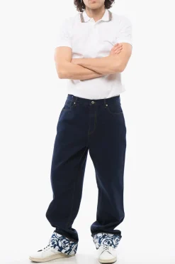 New Jeans Wide Leg con Lavaggio Scuro Uomo Jeans