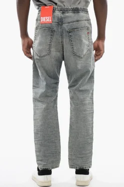 Hot Jogg Jeans 2040 D-AMAGE a Tinta Unita con Elastico in Vita 18cm Uomo Jeans
