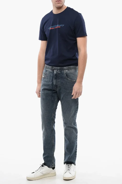 Discount Jogg Jeans 2030 D-KROOLEY in Tessuto Stretch 16cm Uomo Jeans