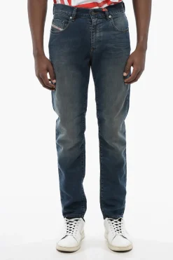 Jogg Jeans D-STRUKT-Z-NE Regular Fit con Passanti 16cm>Diesel Online