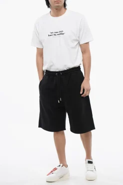 Jogger Shorts Ricamati Skate-Fit In Cotone Garzato></noscript>Off-White Discount