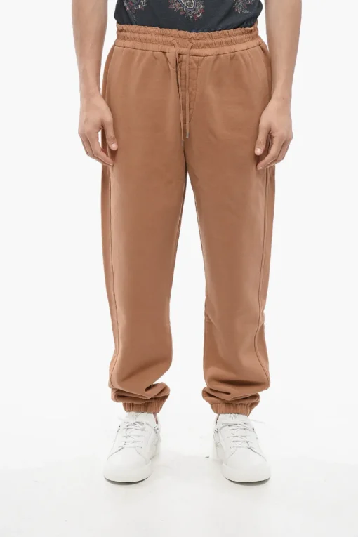 Joggers 4 Tasche in Jersey con Polsini>Saint Laurent Outlet