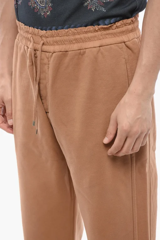 Joggers 4 Tasche in Jersey con Polsini>Saint Laurent Outlet