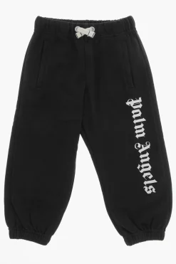 Joggers a Tinta Unita con Logo a Contrasto>Palm Angels Kids Online