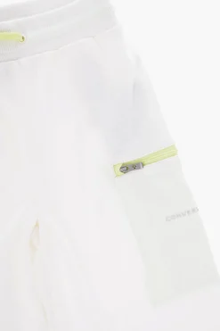 Outlet Joggers a Vita Alta con Rifiniture a Contrasto Abbigliamento