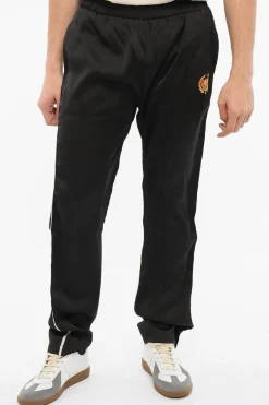 Clearance Joggers ACADEMY con Logo Ricamato e Righe Laterali Uomo Pantaloni