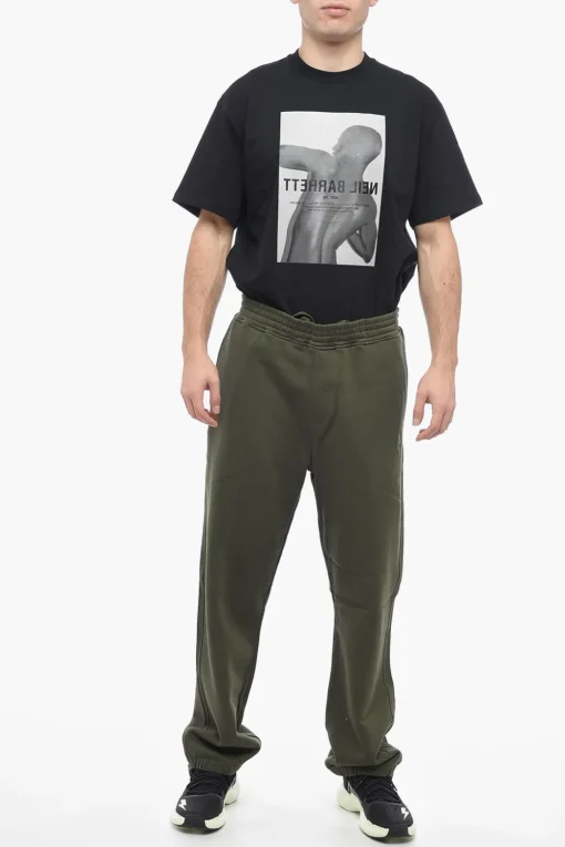 New Joggers Baggy Fit con Polsini Elastici Uomo Pantaloni