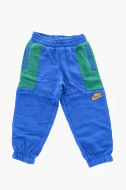Sale Joggers Bicolore in Cotone Felpato Bambino Abbigliamento