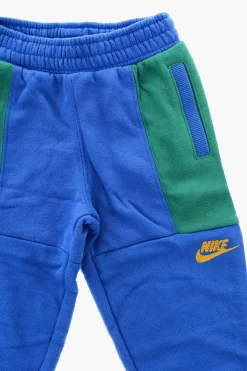 Sale Joggers Bicolore in Cotone Felpato Bambino Abbigliamento