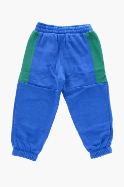 Sale Joggers Bicolore in Cotone Felpato Bambino Abbigliamento