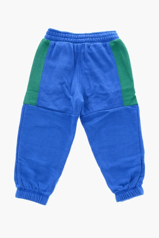 Sale Joggers Bicolore in Cotone Felpato Bambino Abbigliamento