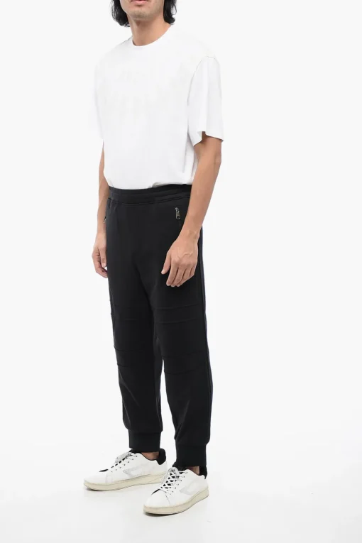 Online Joggers Biker MODERNIST in Misto Cotone con Tasche a Zip Uomo Pantaloni
