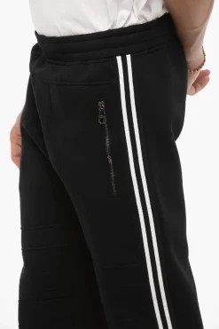 Joggers Biker Skinny Fit in Neoprene con Bande Laterali a Contrasto></noscript>Neil Barrett Sale
