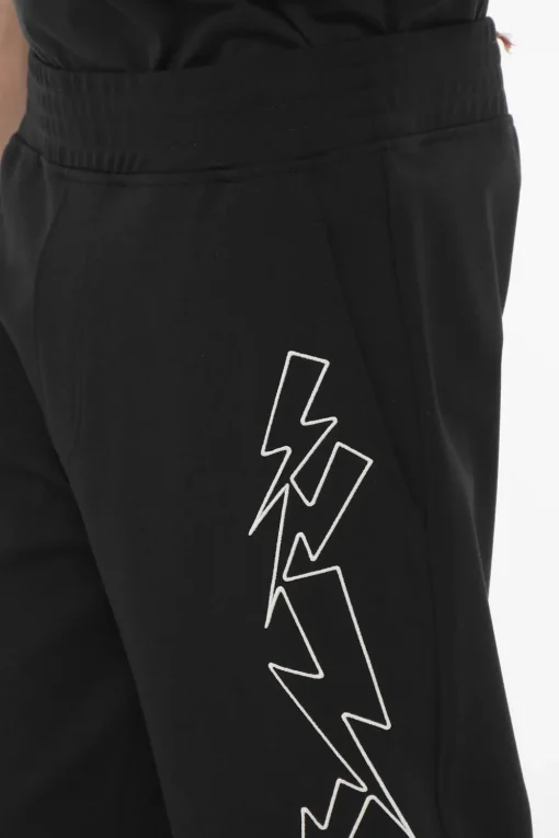 Sale Joggers BOLTS Skinny Fit con Ricamo a Contrasto Uomo Pantaloni