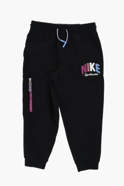 Best Joggers Cargo in Cotone Felpato con Logo in Rilievo Bambino Abbigliamento