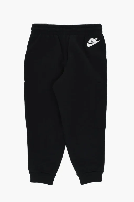 Best Joggers Cargo in Cotone Felpato con Logo in Rilievo Bambino Abbigliamento