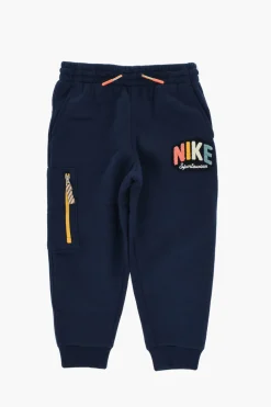 Joggers Cargo in Cotone Felpato con Logo in Rilievo>Nike KIDS Fashion