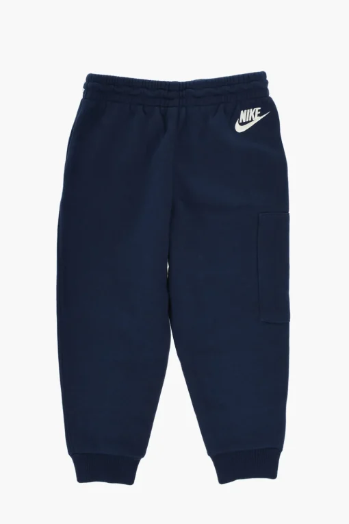 Joggers Cargo in Cotone Felpato con Logo in Rilievo>Nike KIDS Fashion