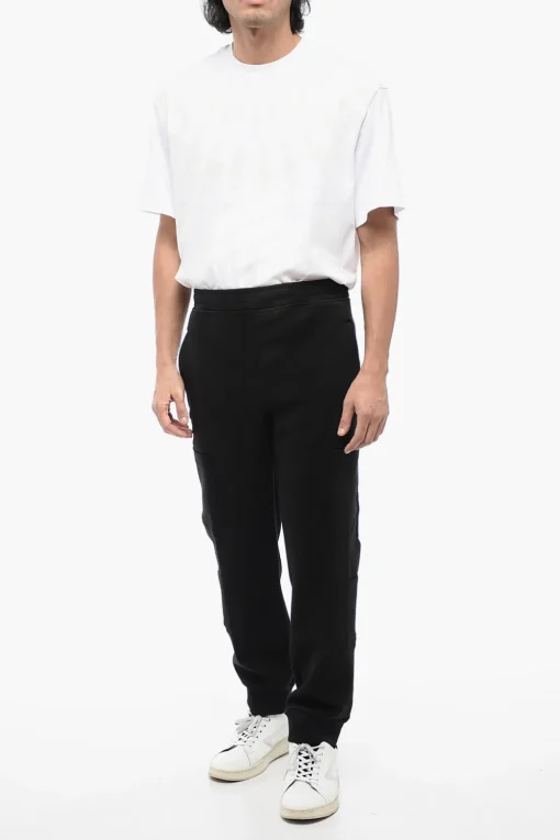 Joggers Cargo in Misto Cotone con Polsini>Neil Barrett Online