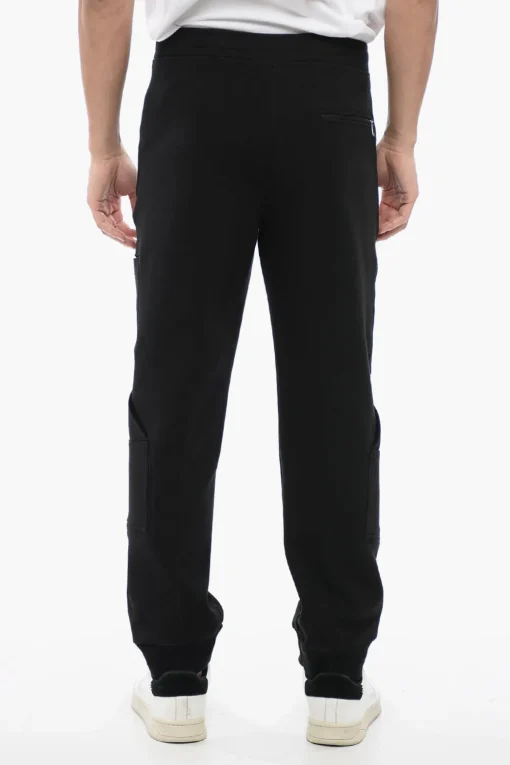 Joggers Cargo in Misto Cotone con Polsini>Neil Barrett Online