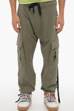 Joggers Cargo in Twill Di Cotone>Marcelo Burlon New
