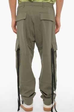 Joggers Cargo in Twill Di Cotone>Marcelo Burlon New