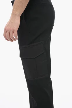 Fashion Joggers Cargo Skinny Fit a Vita Bassa Uomo Pantaloni