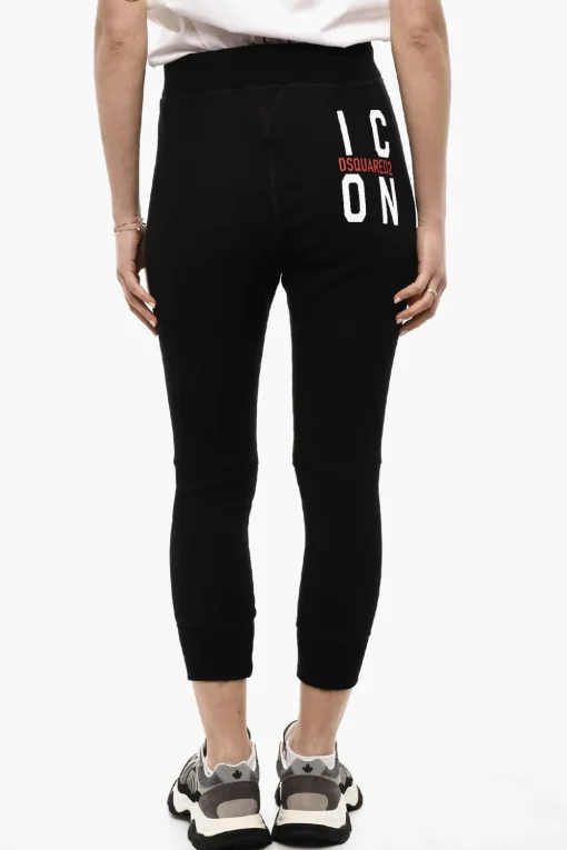 Joggers Felpata Con Stampa>Dsquared2 Online