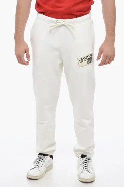 Joggers Felpati con Logo Patch>Moncler Outlet