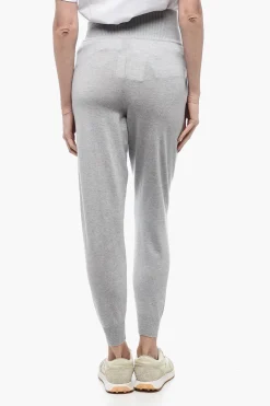 Sale Joggers in Cashmere con Pince Donna Pantaloni