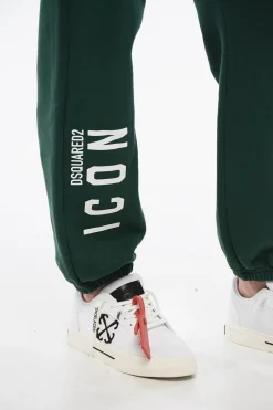 New Joggers In Cotone con Coulisse in Vita Donna Pantaloni