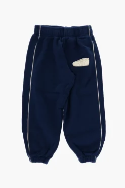Joggers in Cotone con Piping Laterale>Mini Rodini Best