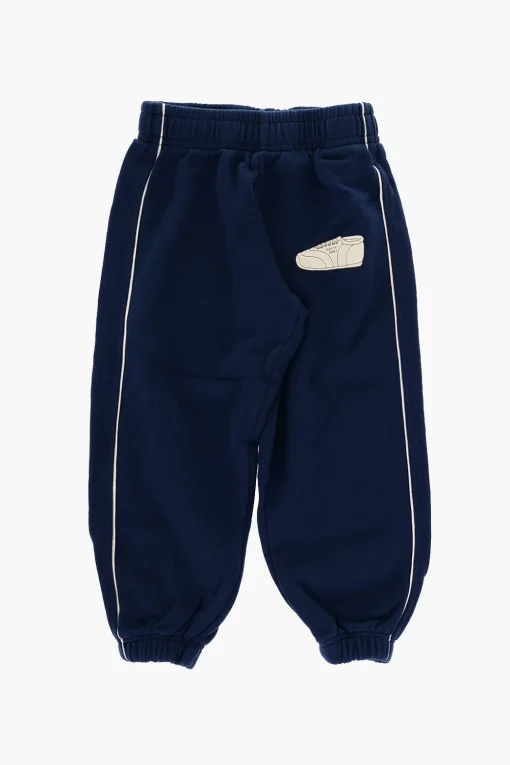 Joggers in Cotone con Piping Laterale>Mini Rodini Best