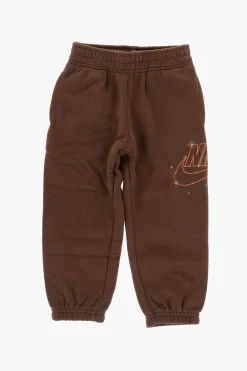Clearance Joggers in Cotone Felpato con Logo Stampato Bambino Abbigliamento